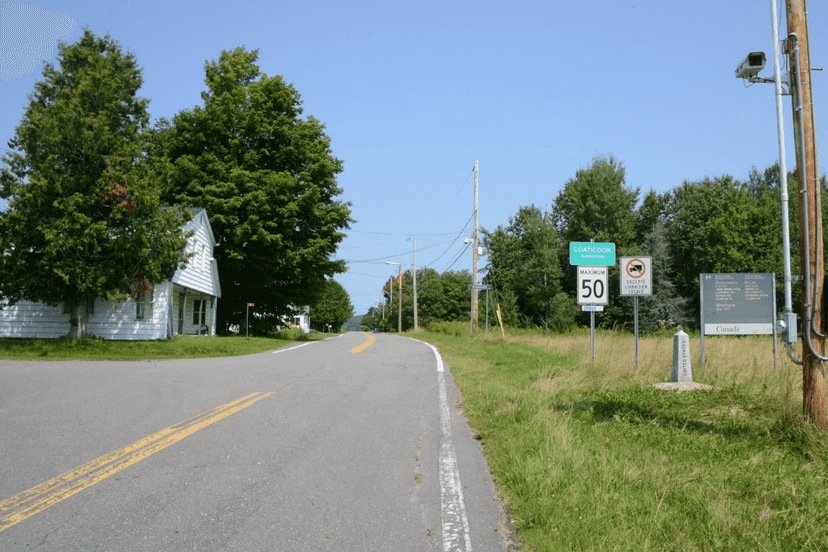 Norton – Stanhope Border Crossing Norton – Stanhope Border Crossing